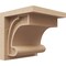 Ekena Millwork 7"W x 7"D x 7"H Wide Alma Rough Cedar Woodgrain TimberThane Corbel, Primed Tan CORUR07X07X07ALMRCPR - alternate 1
